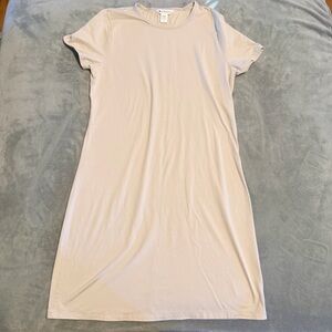 Athleta Women’s Cream T Shirt Dress Size Small Petite